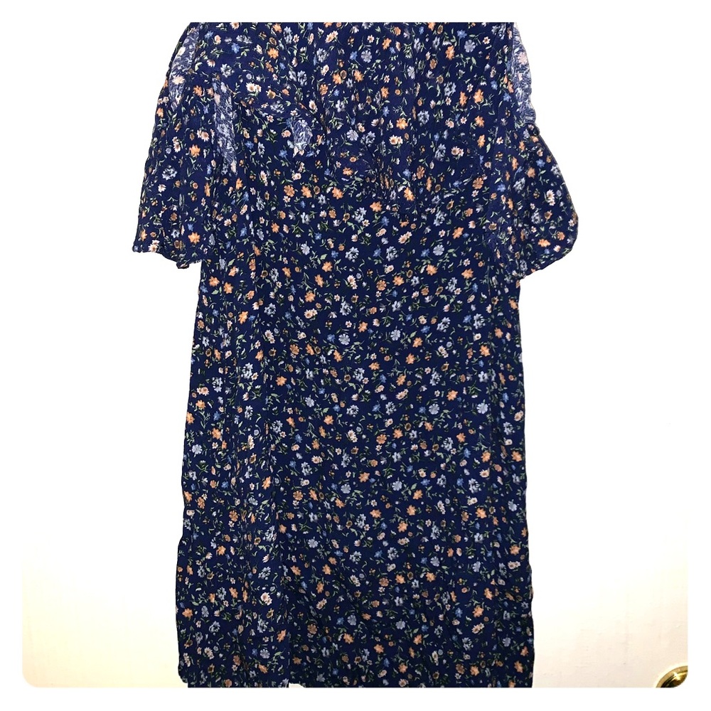 Floral off the shoulder dress